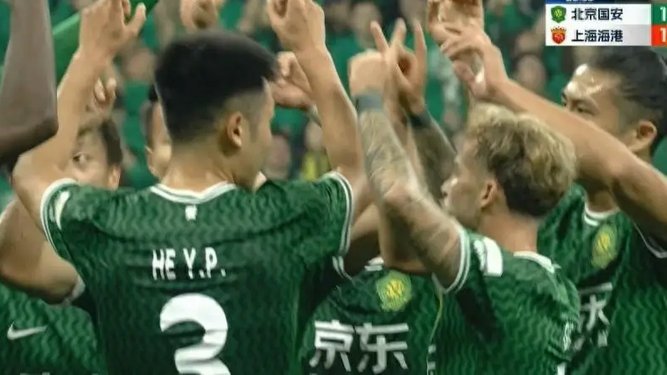 如法炮制！国安角球机会，黄山自摆乌龙，国安2-0英博